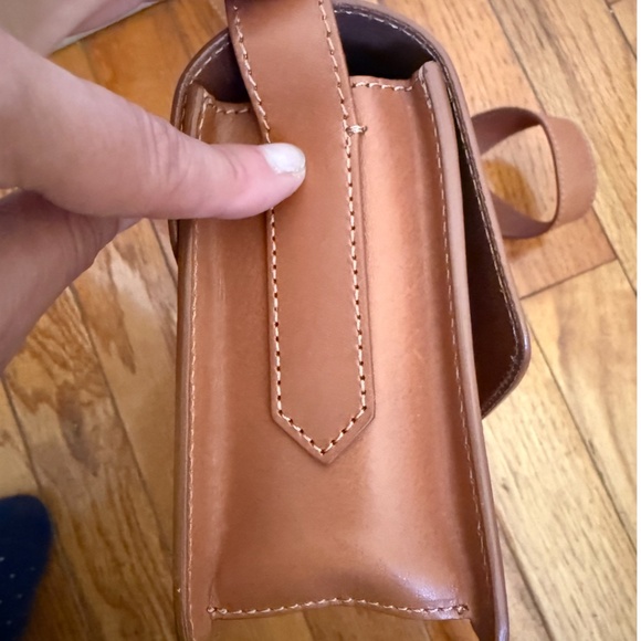 &Other Stories Brown Shell Leather Bag - Picture 11 of 12